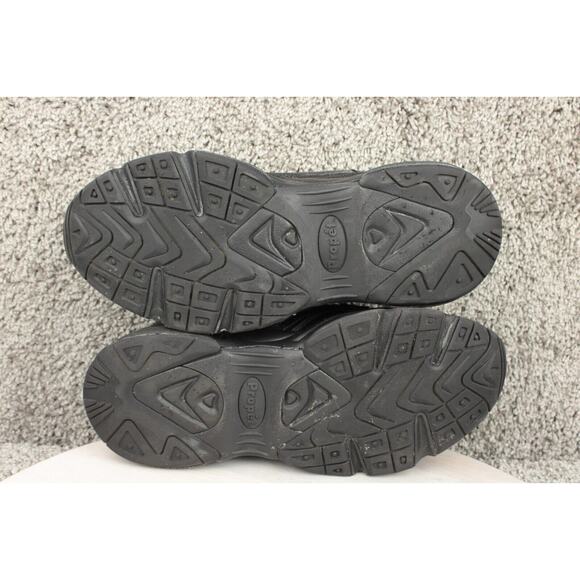 Propet Stability Walker Strap Mens 9 Black Orthopedic Leather Comfort Shoes - Picture 6 of 8